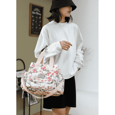 꽃무늬가방 은우네 S737 여성 숄더백 꾳무늬 크로스백 플라워패턴