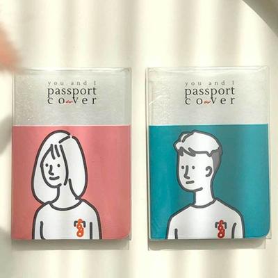 명품여권지갑 올다잇 투명 커플 여권 케이스 여권 지갑 여행용품