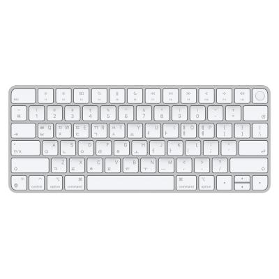 터치마우스 Apple Silicon 장착 Mac용 Magic Keyboard Touch ID 탑재, 한글, 화이트, 미포함, MK293KH/A, 텐키리스