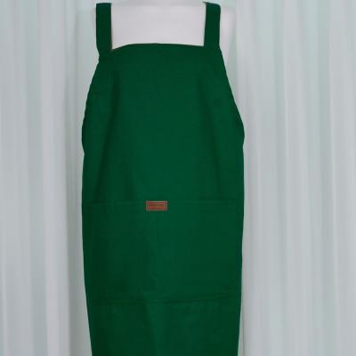 휴대용앞치마 사랑예감 국내산 패션 수제 앞치마, 녹색