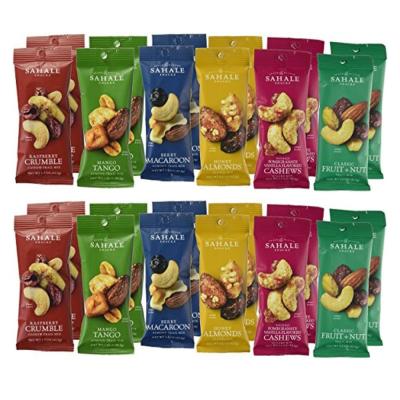 사할리스낵 Sahale Snacks 사할리 스낵 올 내츄럴 너트 블랜드 버라이어티팩 42.5g(1.5oz) 24팩 All Natural Nut Blends Grab And Go Variety