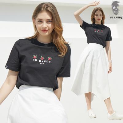 에드하디 [에드하디] 여성 시그니처 아트웍 티셔츠 블랙