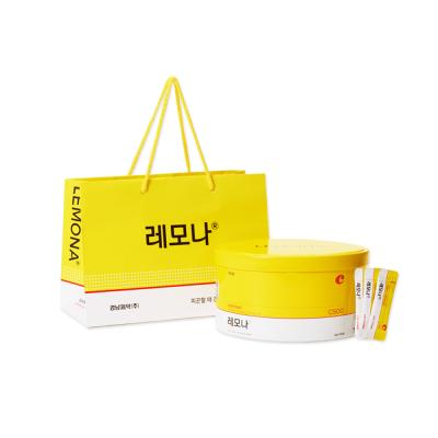 비타민C 경남제약 레모나산 틴케이스 120포 + 쇼핑백, 240g, 1개