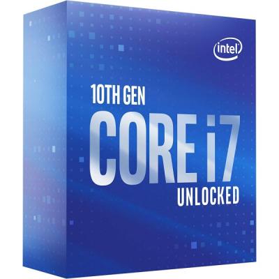 10700k 인텔 Core i7-10700K 데스크톱 프로세서 5.1GHz 코어 8p 언락 LGA1200 400 시리즈 칩셋 125W BX8070110700K